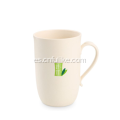 Taza de café plástica de fibra de bambú ecológica